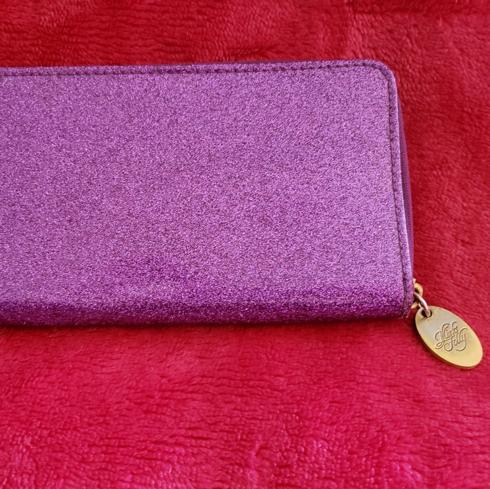 💜Glimmering purple and gold wallet💜